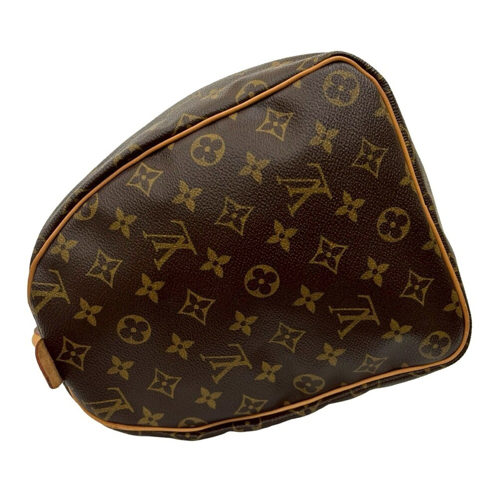 LOUIS VUITTON Authentic Brown Monogram Leather Speedy 40 Boston Bag - Picture 5 of 9